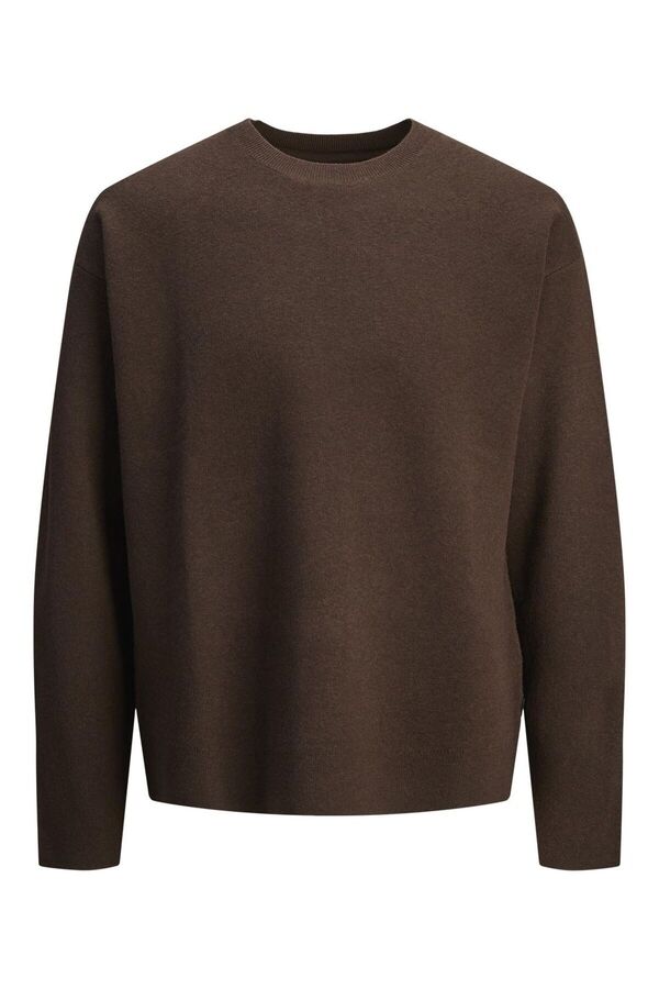 Jack & Jones Premium-Strickpullover mit Rundhals Einfarbig Strickpullover mit Rundhals 1