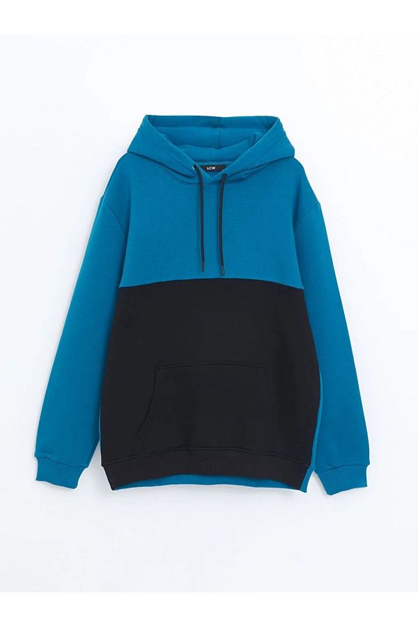 Black and turquoise hoodie on sale