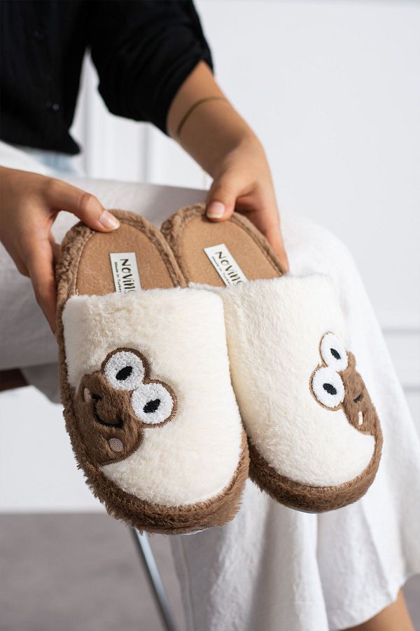 Plush bedroom slippers sale