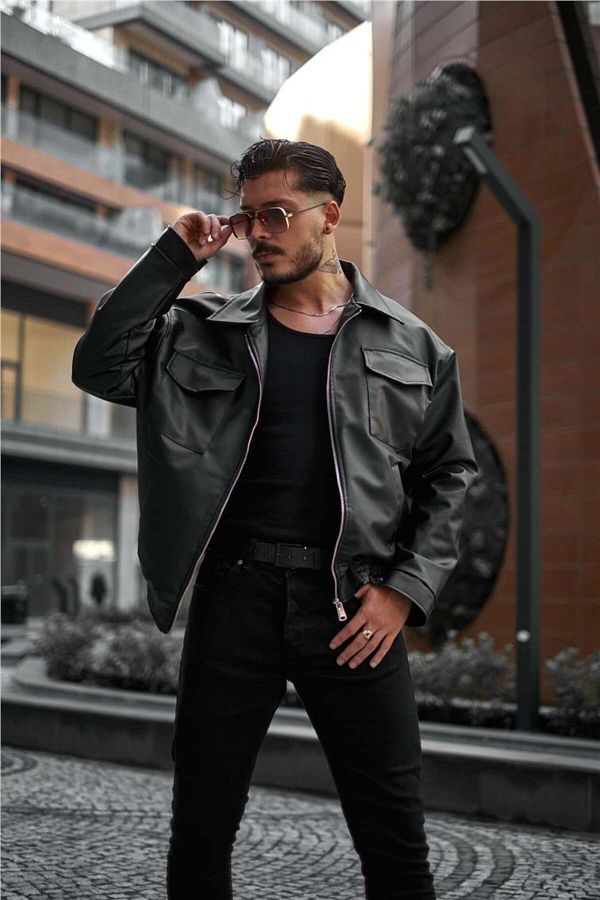 Leather 2 piece outfit sales
