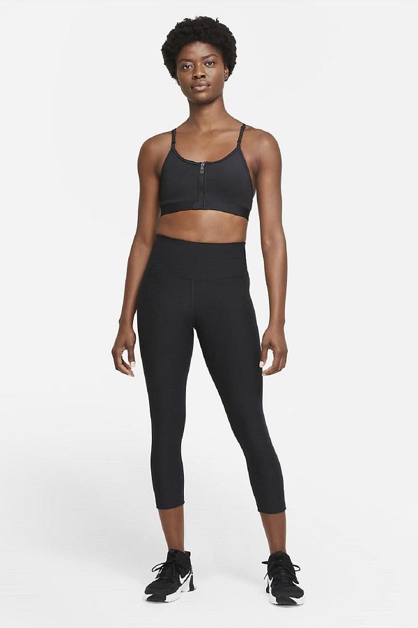 Nike Power Sculpt Hyper Tight Fit 7 8 High Waisted Sculpting Black Sports Tights Trendyol