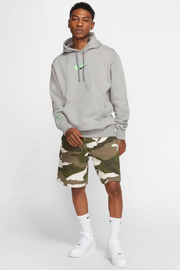 Nike French Terry Camo Sportswear Camouflage Shorts Trendyol