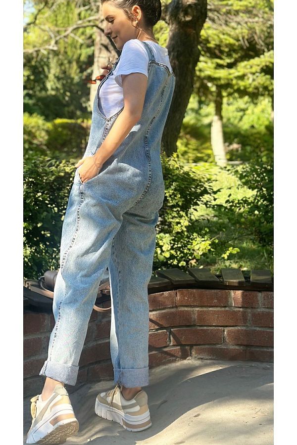 Maternity jeans jumpsuit sales