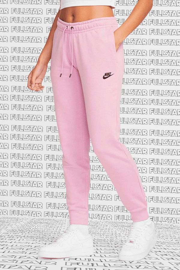 Nike Sportswear Essential Fleece Sweatpant Women s Pink Sweatpants Trendyol