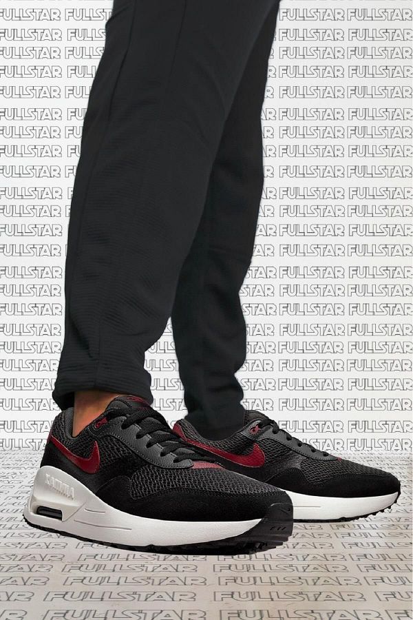 Nike Air Max Systm Leather Mens Sneaker Genuine Leather Men s Black Sports Shoes Trendyol