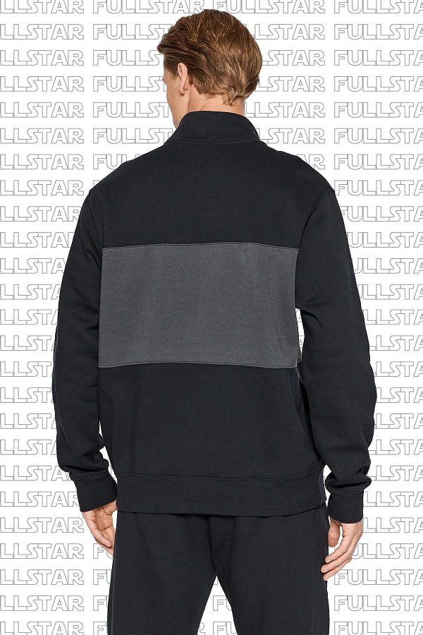 Nike Track Suit Fleece Colorblock Full Zip Raised Cotton Thick Tracksuit Set Black Trendyol