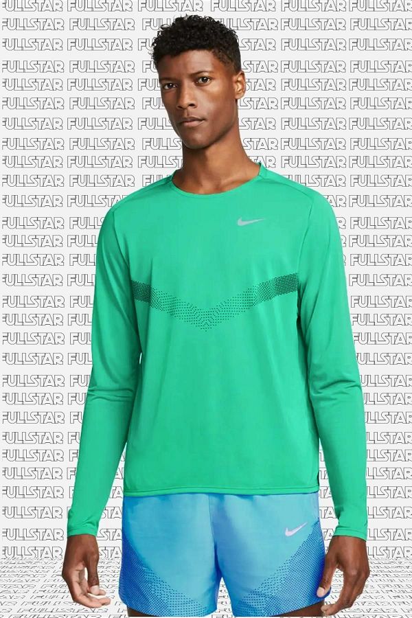 Nike Run Division Rise 365 Green Long Sleeve Running Sweatshirt Sweatshirt Trendyol