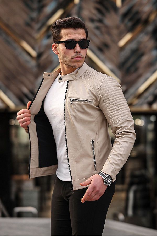 BOYS MANS Men s Leather Coat Winter Coat Leather Jacket Trendyol