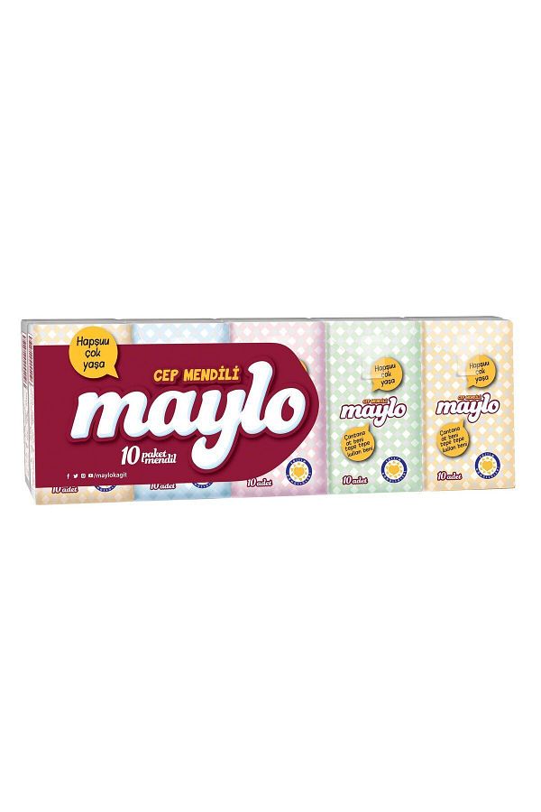 Maylo-مناديل جيب 10 عبوات 1