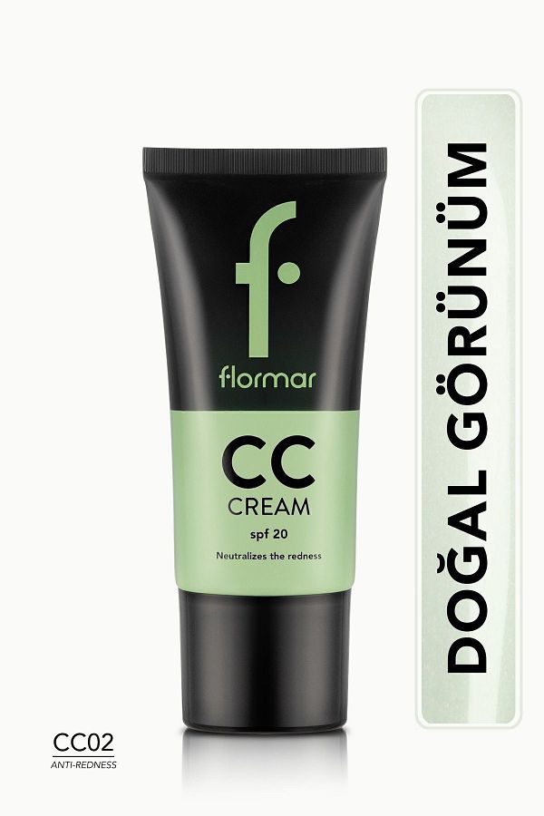 Flormar-Cc Cream to Help Prevent Redness - Cc Cream - Cc02 Antiredness8690604534715 1