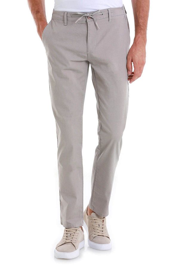 Hatemoğlu-Mink Regular Fit Patterned Side Pocket Cotton Jogger Pants 1