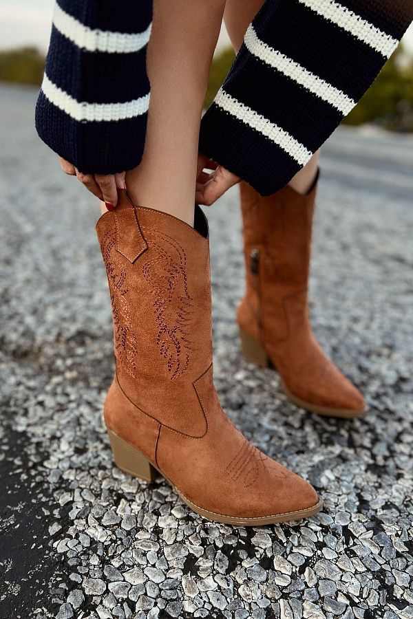 Zipper cowboy boots cheap