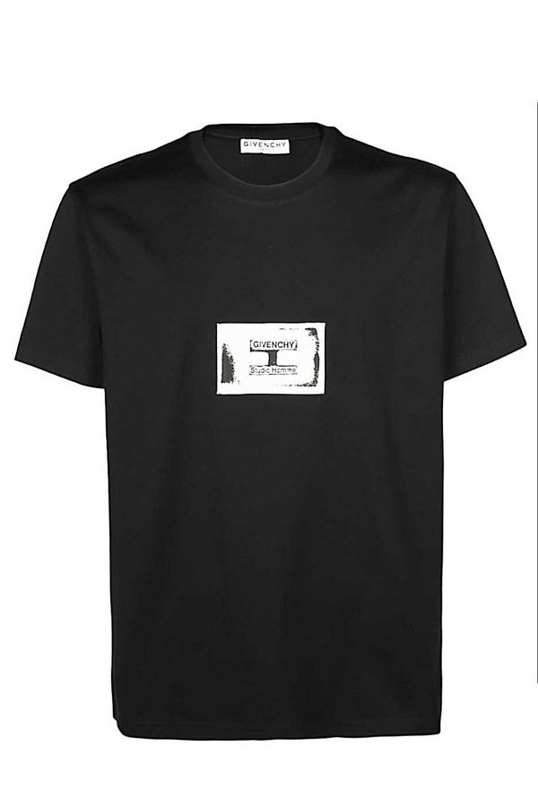 Givenchy logo patch t shirt top