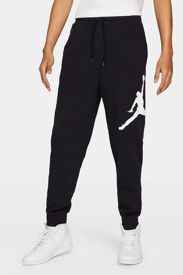 Nike Jordan Jumpman Big Logo Fleece Jogger Sweatpants Black with Fleece Trendyol