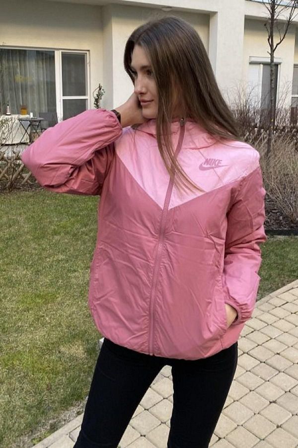 Nike Down Fill Reversible Jacket Double Sided Hooded Goose Feather Women s Coat Cu Trendyol