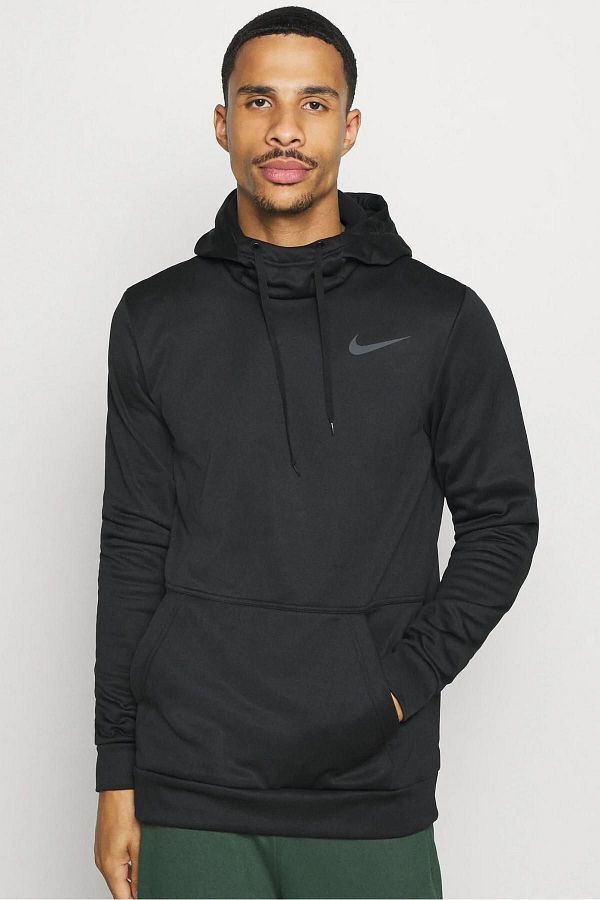 Nike Therma Fit Pullover Mens Black Hooded Thermal Black Sweatshirt Cu Trendyol