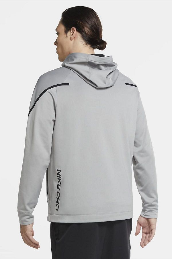 Nike Pro Pullover Men Hoodie Hooded Men s Sweatshirt Gray Cv Trendyol