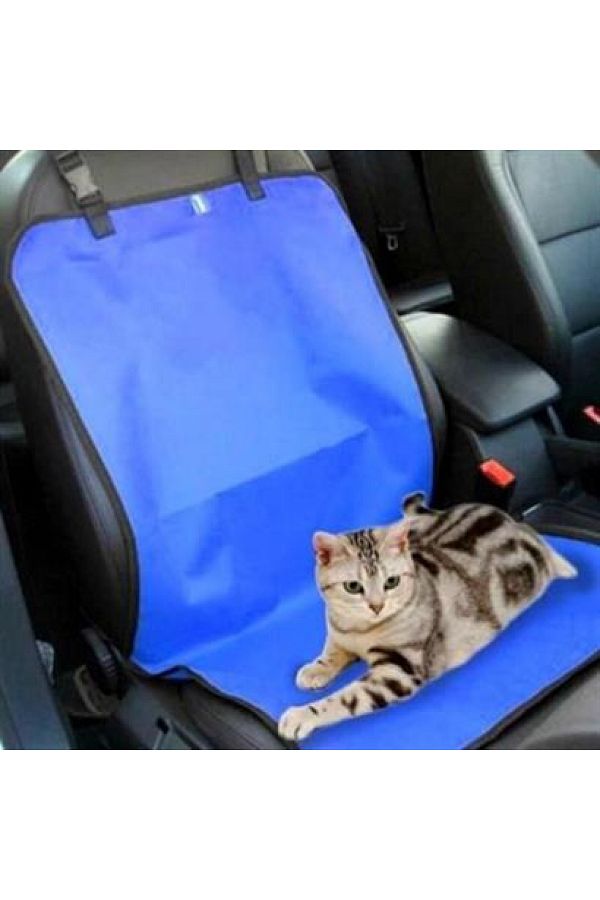 Tenda-Blue Pet Vehicle Back Seat Cover - Carrying Bag Gift 1