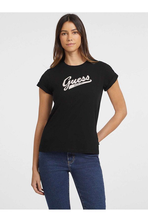 Guess Women s Slim Fit Jeans T Shirt Trendyol