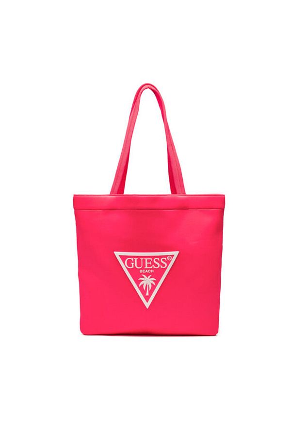 Guess Neon Pink Women s Beach Bag E2GZ06KCG70 Trendyol