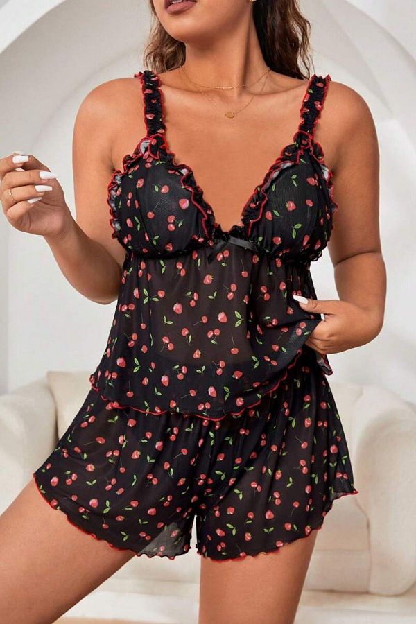 Plus size night shorts outlet