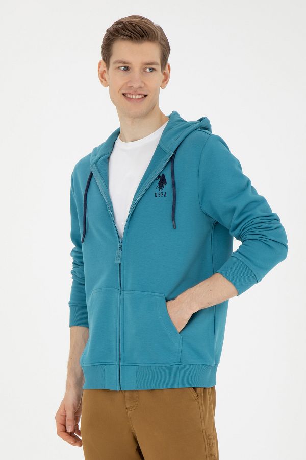 U.S. Polo Assn. Men s Petrol Sweatshirt 50269401 Vr102 Trendyol