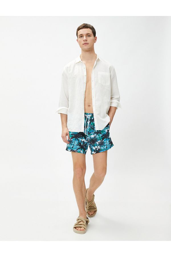 Lace swim shorts discount
