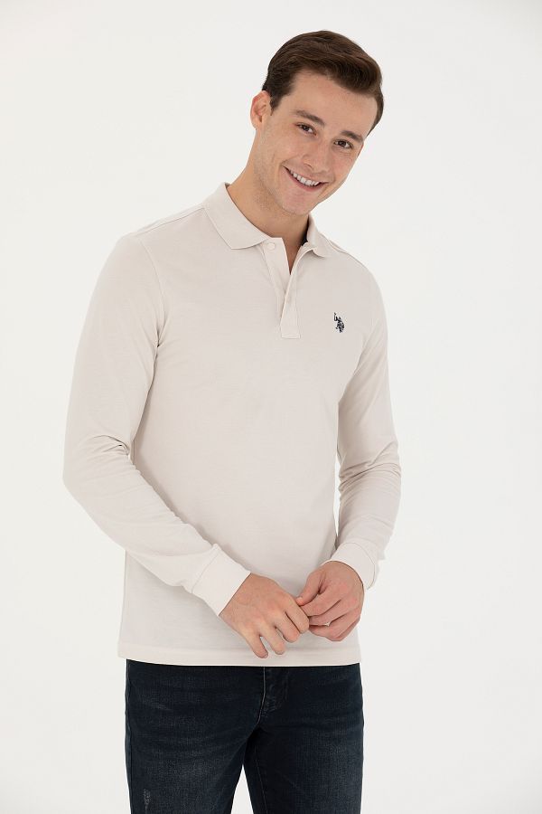 Stone grey polo sweatsuit outlet