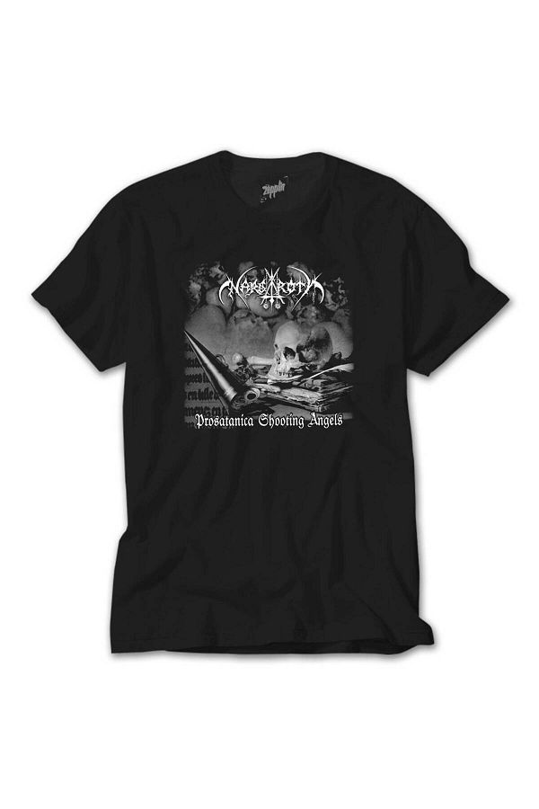 Lunas Glow-Nargaroth Prosatanica Shooting Angels Black T-Shirt 1