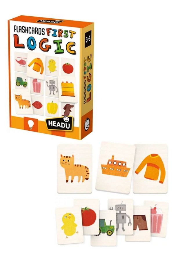 TOYFEST-Headu Flashcards Montessori First Logic Puzzle - Montessori First Logic Puzzle 1