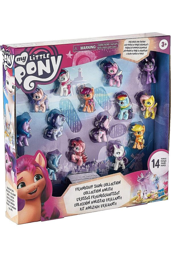 TOYFEST My Little Pony Friendship Shine 14 Mini Pony Figure Collection 14 Pieces Collection Mini Figure Set Trendyol