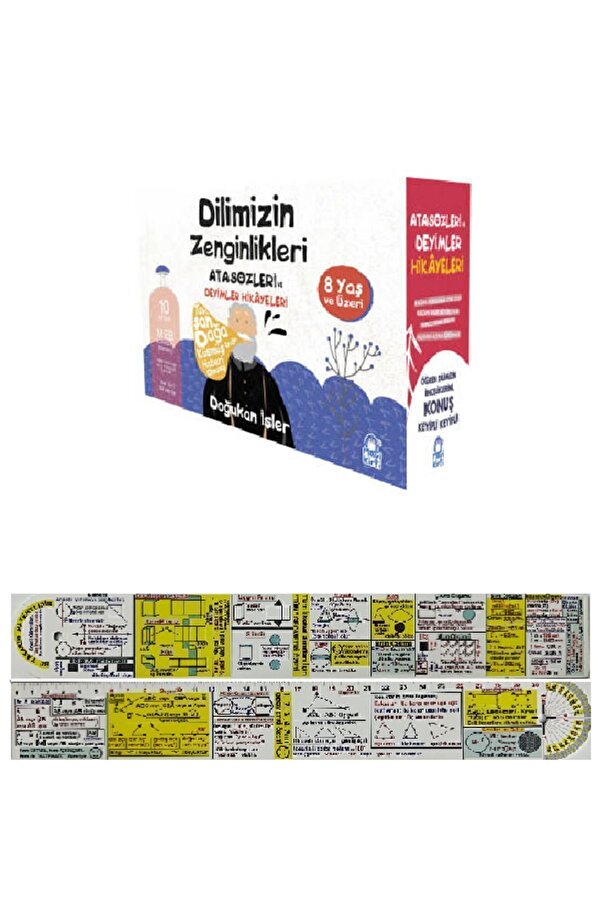 Mavi Kirpi Dilimizin Zenginlikleri: Atasözleri ve Deyimler Hikâyeleri 10 Kitap Set + Matematik Öğreten Cetvel