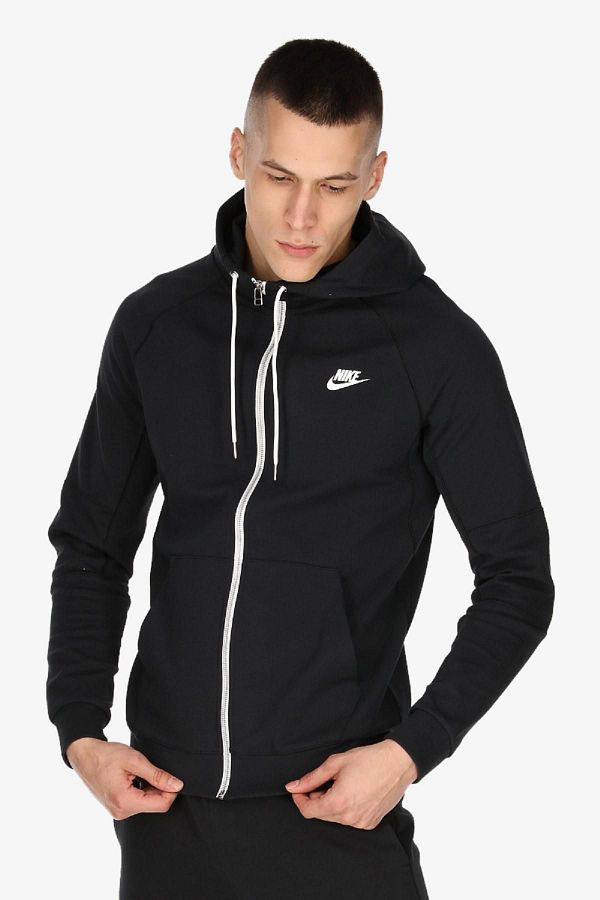 Nike Modern Hoodie Full Zip Hooded Black Sweatshirt Trendyol