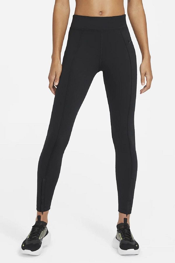 Nike Leg a see Leggings Black Zippered Leggings Trendyol