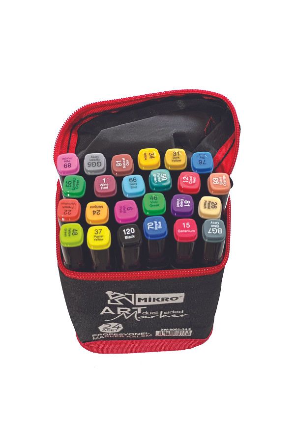 Mikro-Set of 24 Art Marker Pens 1