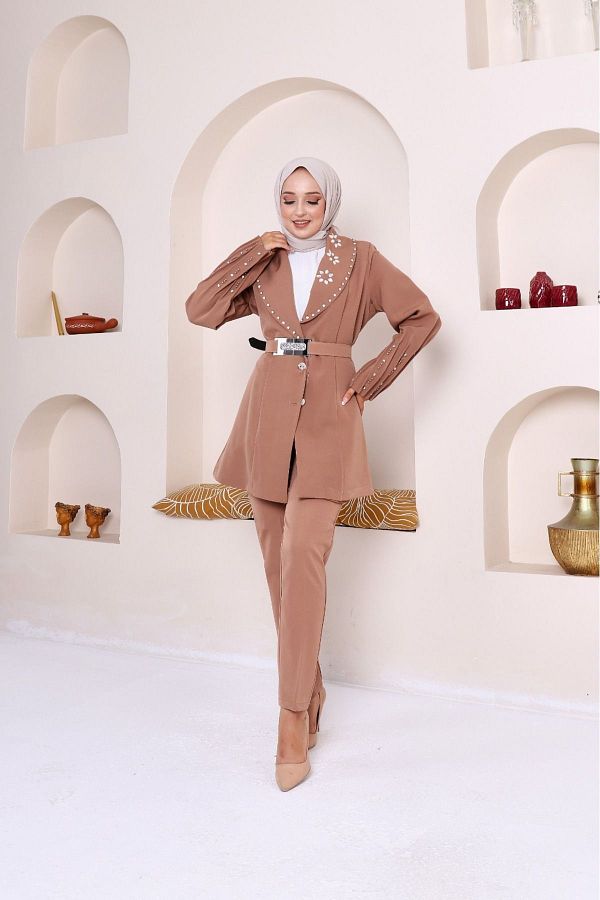 Evening dress and jacket set online