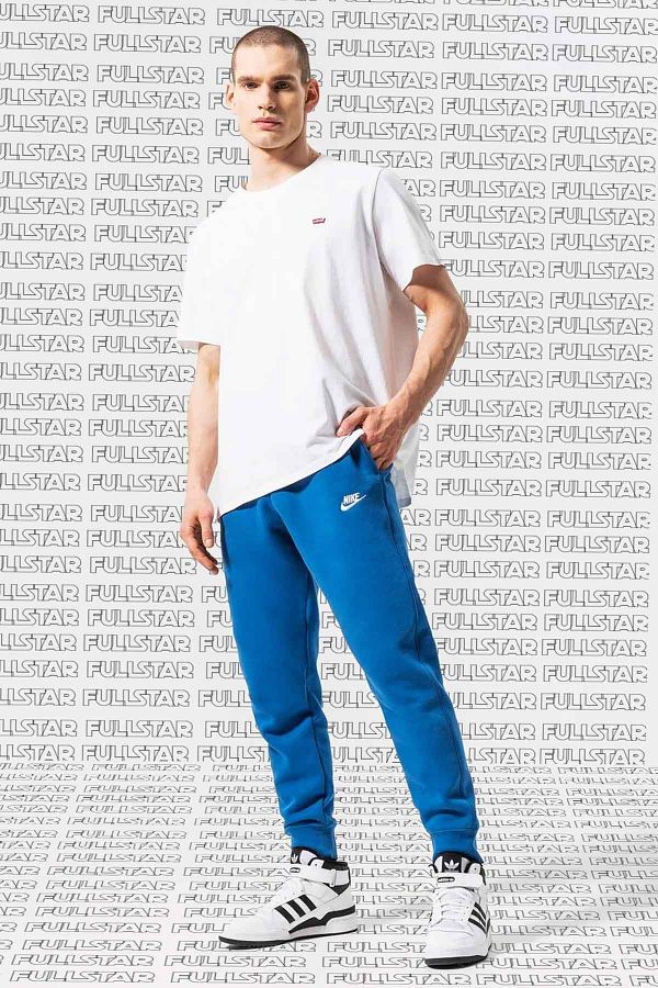 Nike Club Fleece Sweat Pant Rose Gold Cotton Sweatpants Blue Trendyol