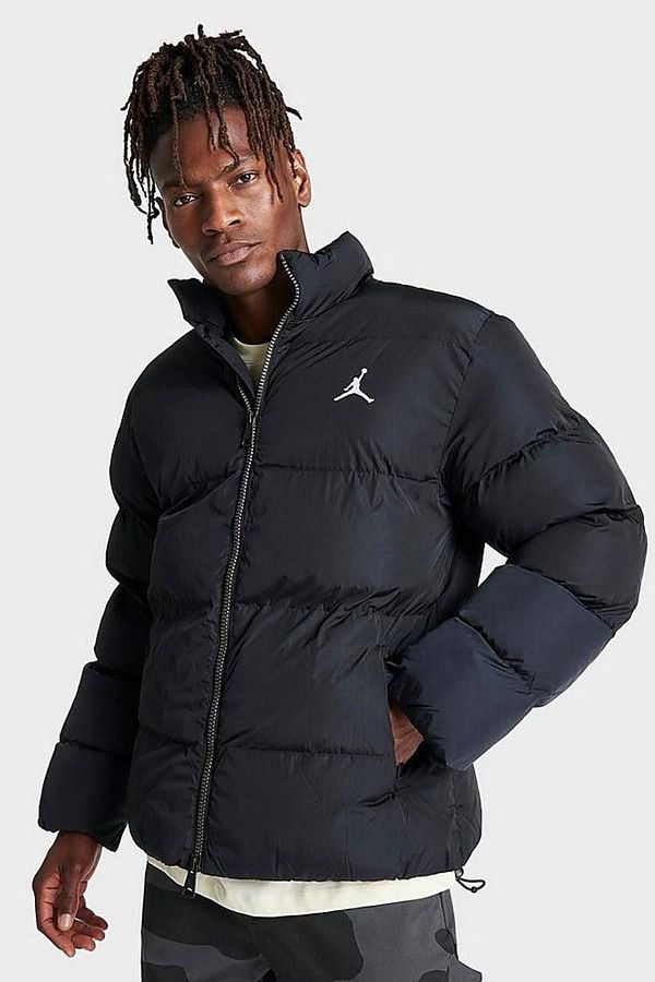 Nike Jordan Essentials Man Poly Puffer Jacket Black Inflatable Men s Coat Black Trendyol