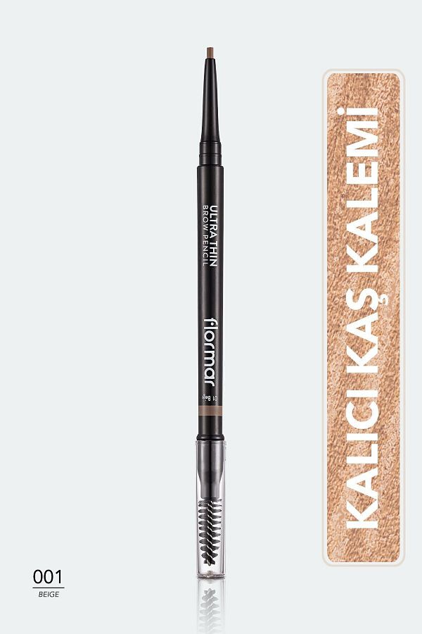Flormar-Ultra Thin Brow Pencil Tsrm Eyebrow - 001 Beige - New Pattern897754 1