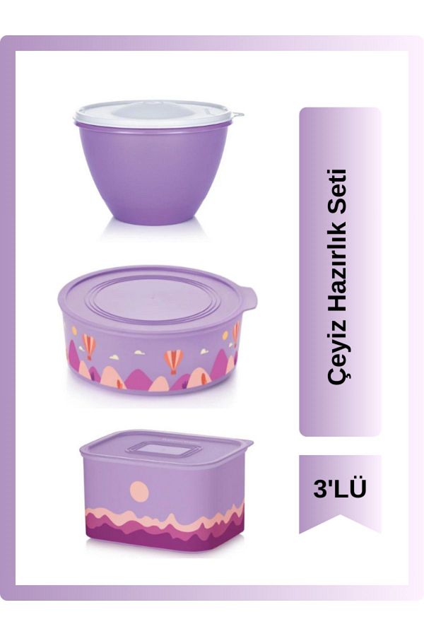 Tupperware-3 Piece Storage Set 1