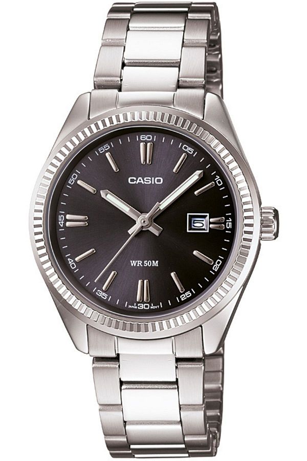 Casio-ساعة يد نسائية LTP-1302D-1A1VDF - ضمان لمدة عامين لساعة Ersa التركية 1