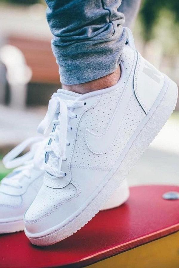 Nike Court Borough Low S. L. White Sneaker Casual White Sports Shoes Trendyol