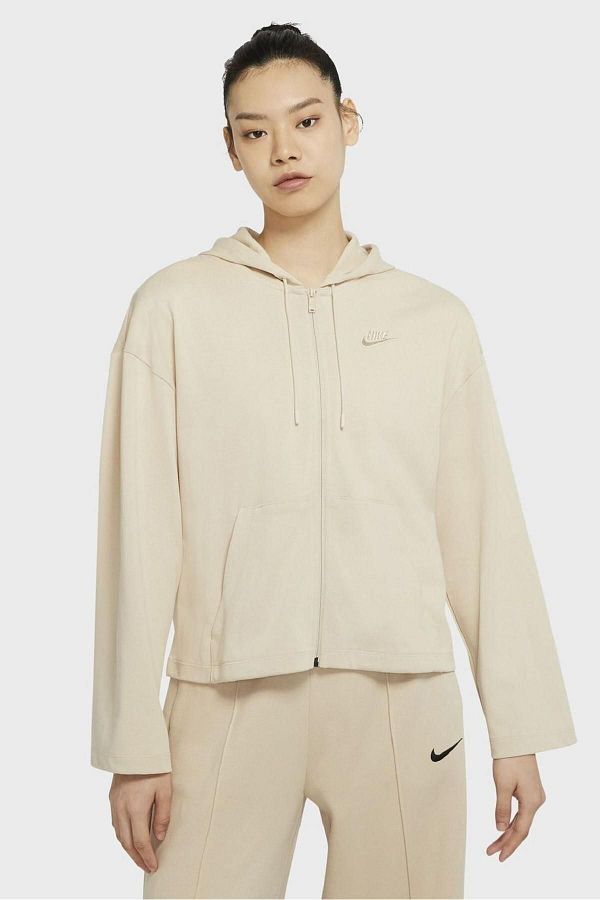 Nike sweat beige best sale