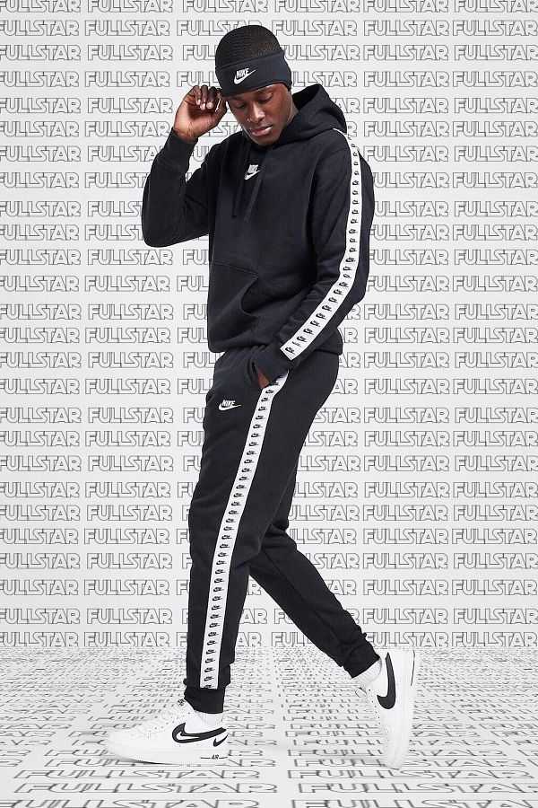 Nike black tape tracksuit clearance