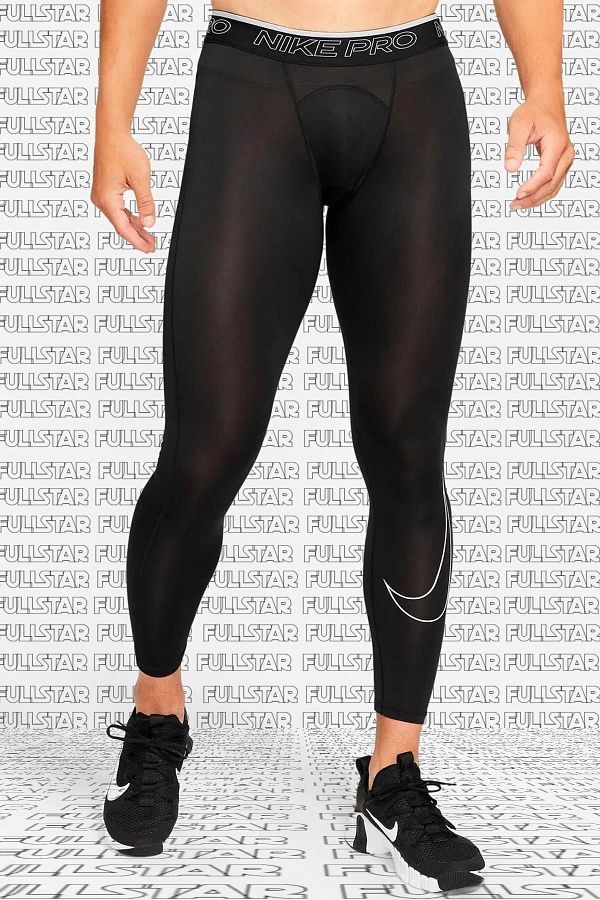 Nike Pro Dri Fit Men s Leggings Black Men s Training Leggings Black Trendyol