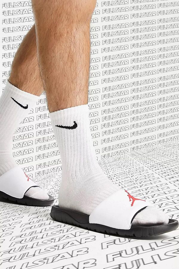 Nike Jordan Jumpman Break White Unisex Slide Jordan Slippers White Trendyol