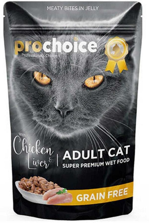 Pro Choice Pro Choice Grain Free Adult Canned Cat Food with Chicken and Liver 85 Gr Trendyol