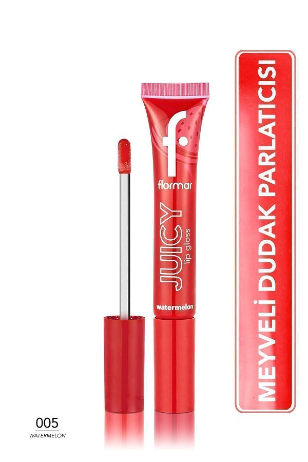 Flormar-Fruit Flavored Lip Gloss (Watermelon) - Juicy Lip Gloss - 005 Watermelon - 8682536087759 1