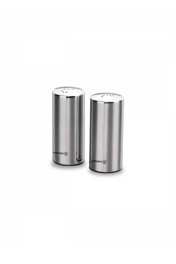 KORKMAZ-A605 Duo Satin Salt and Pepper Shakers Set 1