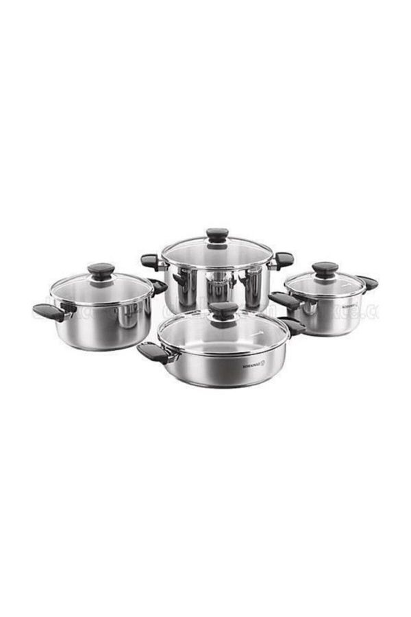 KORKMAZ-A1678 Kappa 8 Piece Cookware Set Fma03697 1
